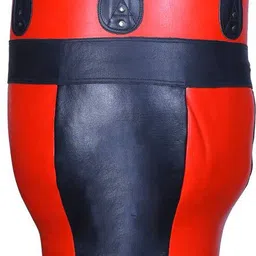 lords Angle punching bag for boxing pu leather Red/Black- size 36 inch-unfilled Hanging Bag-picture-20