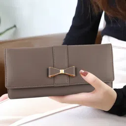 alsu Casual, Party, Formal Grey Clutch image 1