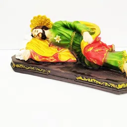divine creations Sleeping St Joseph Statue for Altar Decorative Showpiece - 10 cm image 2