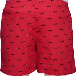 string Pack of 2 Printed Men Multicolor Boxer Shorts image 2