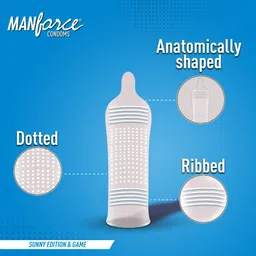 manforce Combo Pack (Game,Sunny Edition & Litchi Flavoured) Condom image 3