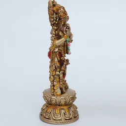 shribalajiarts Multicolor Resin God Krishna Idol image 5