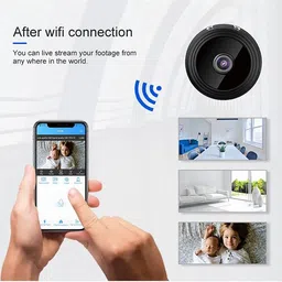 Bzrqx Ip Smart Wireless Wifi Mini CCTV Camera with Night Vision Spy Camera image 3