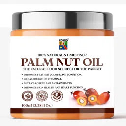 congo natural parrot treat Palm Nuts Oil for Healthy Feather & Wings for Bird 0.1 kg Wet Adult Bird Food-picture-28