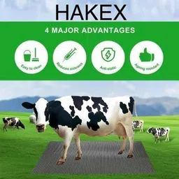 hakex A92Black Cow Mat For all animals, BPA Free, Easy Clean And Waterproof Size 8*5 | Cow, Hamster Pet Mat-picture-16