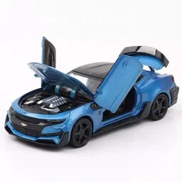 navrangifashion 1:32 Scale Metal Alloy Die-Cast Pull Back Openable Doors and Music Light image 2