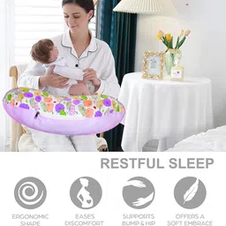 vparents Chunky New Born Baby Breastfeeding Pillow image 5