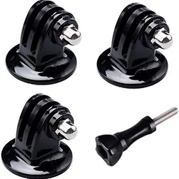 SIDRUM Tripod Mount Monopod Adapter for GoPro, SJCAM, YI, EKEN and All Other Action Cameras (Set of 3) image 1