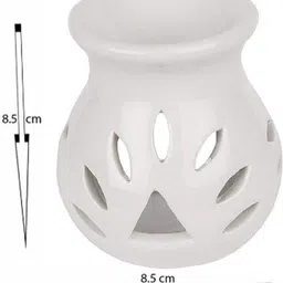 airroma White Diffuser Set with Apple Spice 10ml oil and 2pcs Candle Diffuser Set, Diffuser, Aroma Oil image 4