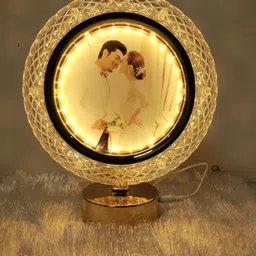 motivatebox LED Full Moon Crystal Lamp Photo Frame Gift for Birthday, Anniversary & Wedding Night Lamp image 4
