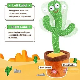 toyvala Dancing Cactus Toy Can Sing, Wriggle & Repeat Recording-283-picture-30
