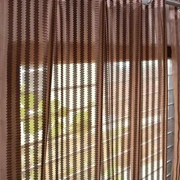 simran enterprises 274 cm (9 ft) Net Transparent Long Door Curtain Single Curtain-picture-12