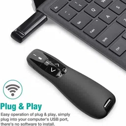Jihaan USB Wireless Laser Presenter Laser Wireless Presenter(Black) Presenter-picture-41