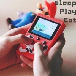 NKL Led Screen Retro Classic Console Video Game Colourful Portable Best For Kids 26 8 GB with TV OUT CABLE, CHARGING CABLE image 2