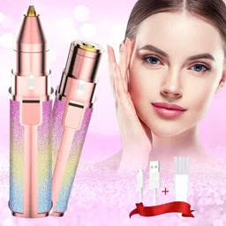 ALAKHEXPORT 2 in 1 Blawless Women's Face Hair Remover Epilator Cordless Epilator image 1