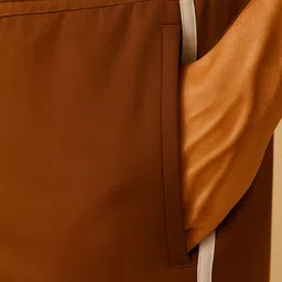 blinktees Men Striped Brown Track Pants image 4