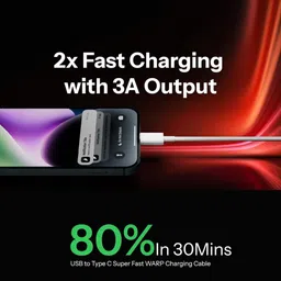 vivo USB Type C Cable 4 A 0.98 m Type-C Cable | Fast Charge Support | Strong Build | Compatible with All Type-C Devices image 2