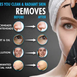 urbangabru Charcoal Peel Off Mask for Blachead and Whitehead Remover image 5