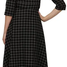 prabhas Women Fit and Flare Multicolor Midi/Calf Length Dress image 2