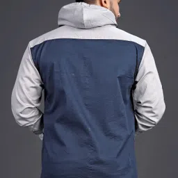 nofilter Men Regular Fit Solid Ribbed Collar Casual Shirt image 3