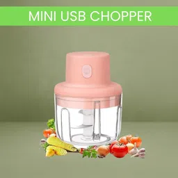 sacro Mini Rechargeable Chopper, Electric Chopper for Onion, Garlic and VegetableB272 Electric Vegetable & Fruit Chopper-picture-22