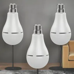 frony Inverter Bulb 9W LED 1200mAh battery 4 hrs emergency light Pack of 3 bulbWE89 4 hrs Bulb Emergency Light image 1