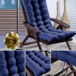 craftino Cotton Chair Pad Pack of 1 Solid image 2