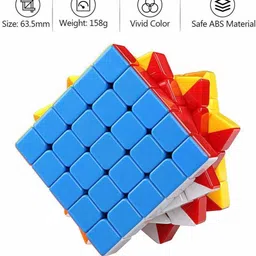 authfort 4x4x4 Stickerless Magic Rubick Cube with Adjustable Tightness CB33 image 2
