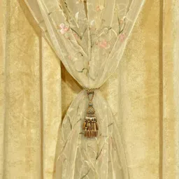 thundershoppe 274.32 cm (9 ft) Long Door Velvet Blackout Curtain (Pack Of 2) image 4