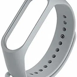 Jape Mi Strap Combo pack 3 of Silicone Straps for models Xiaomi Mi Band 4 and Mi Band 3, (Device not included) Smart Band Strap ( Blue/ Grey/ Army Green ) Smart Band Strap image 2