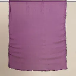 varanga Chiffon Solid Green Women Dupatta image 4