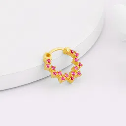 GIVA Zircon Rhodium Plated Sterling Silver Nose Ring-picture-33