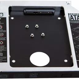 GoodsBazaar Bay 2nd Hard Drive Caddy, 9.5 mm CD/DVD Drive Slot for SSD and HDD Your Laptop 2.5 inch Internal Hard Drive Enclosure/HDD Caddy image 3