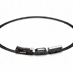 bharattoys Battery Operated Classic Express Train Set with Light & Sound image 3