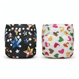 little rido Premium Reusable Baby Cloth Diapers with 2 inserts, Ecofriendly Fits 0–3 Years-picture-12