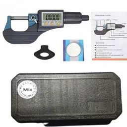 lubaba Digital Micrometer LCD Display, 0-25mm / 0-1" Range, +/-0.0001" Accuracy Micrometer Screw Gauge-picture-21
