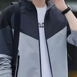 christy world Men Colorblock Casual Jacket image 3