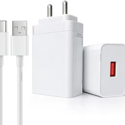 shopbucket 100 W SuperVOOC 9 A Wall Charger for Mobile with Detachable Cable image 1