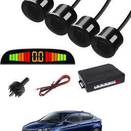 msnp Black 4 Parking Reverse Safety Sensor For Vehicles-270 Universal Reverse Black Parking Sensor With Buzzer And LED Display-270 Parking Sensor-picture-24