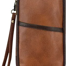 dgools Men & Women Travel Tan, Brown Artificial Leather Document Holder-picture-18