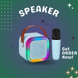 FYDs 10W Bluetooth Speaker Wireless Karaoke Mic Speaker with RGB Light speakersWE155 10 W Bluetooth Home Audio Speaker-picture-14