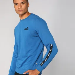 puma Men Full Sleeve Solid Sweatshirt image 3