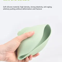 foxin Baby Feeding Bowl Set | Silicone Suction Bowl & Spoon for Kids - Food Grade Silicone image 5