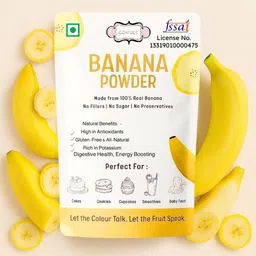 confect Banana Powder | Pure & Natural Powder for Baking & DIY Recipes | No Added Sugar Nutrition Drink-picture-36