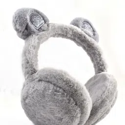 Latest Style Cute Winter Adjustable Ear Muffs Ear Warmer Bear Style for Girls Ear Muff-image-11