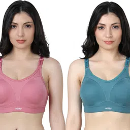 ladyland Pack of 2 Women T-Shirt Non Padded Bra-picture-44