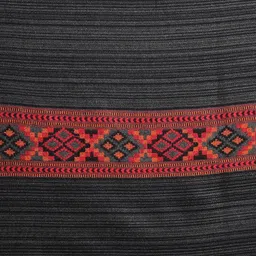 Braid N Cord Polyester Wool Blend Applique Women, Men Shawl image 3