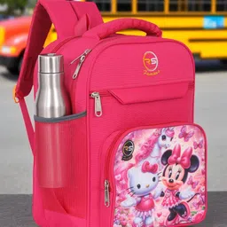 rs famous Lightwegit 35L School Bag for Boys & Girls Kids UKG to 2nd Class Waterproof School Bag image 3