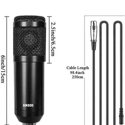 imaginea bm 800 condenser microphone for studio Broadcasting & Recording, Singing Microphone image 2