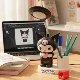 Multifunctional Character Desk Organizer, 3-in-1 LED Night Lamp Study Lamp-image-61